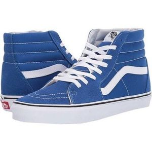 Blue high top Vans